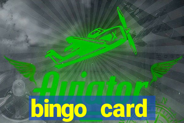 bingo card generator with pictures